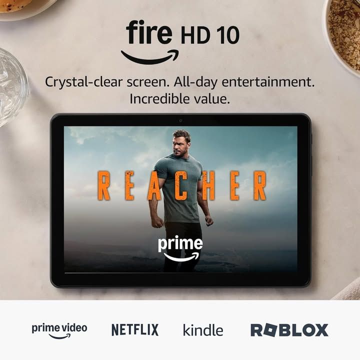 Amazon Fire Hd 10 Tablet Newest Gen Built For Relaxation 10 1 Vibrant Full Hd Sc