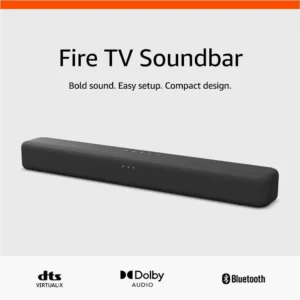 Amazon Fire TV Soundbar 2 0 Speaker With Dts Virtual X And Dolby Audio Bluetooth