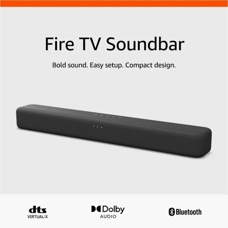 Amazon Fire TV Soundbar 2 0 Speaker With Dts Virtual X And Dolby Audio Bluetooth