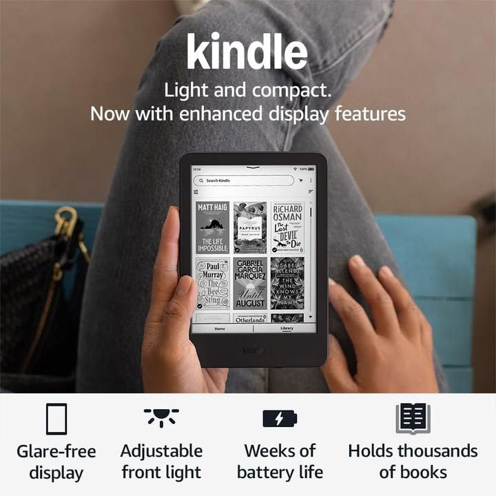 Amazon Kindle 16 Gb 2024 Model Light And Compact With Fast Page Turns And High C