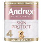 Andrex -- Skin Protect Toilet Tissue 4 Rolls 3-Ply PH Balanced