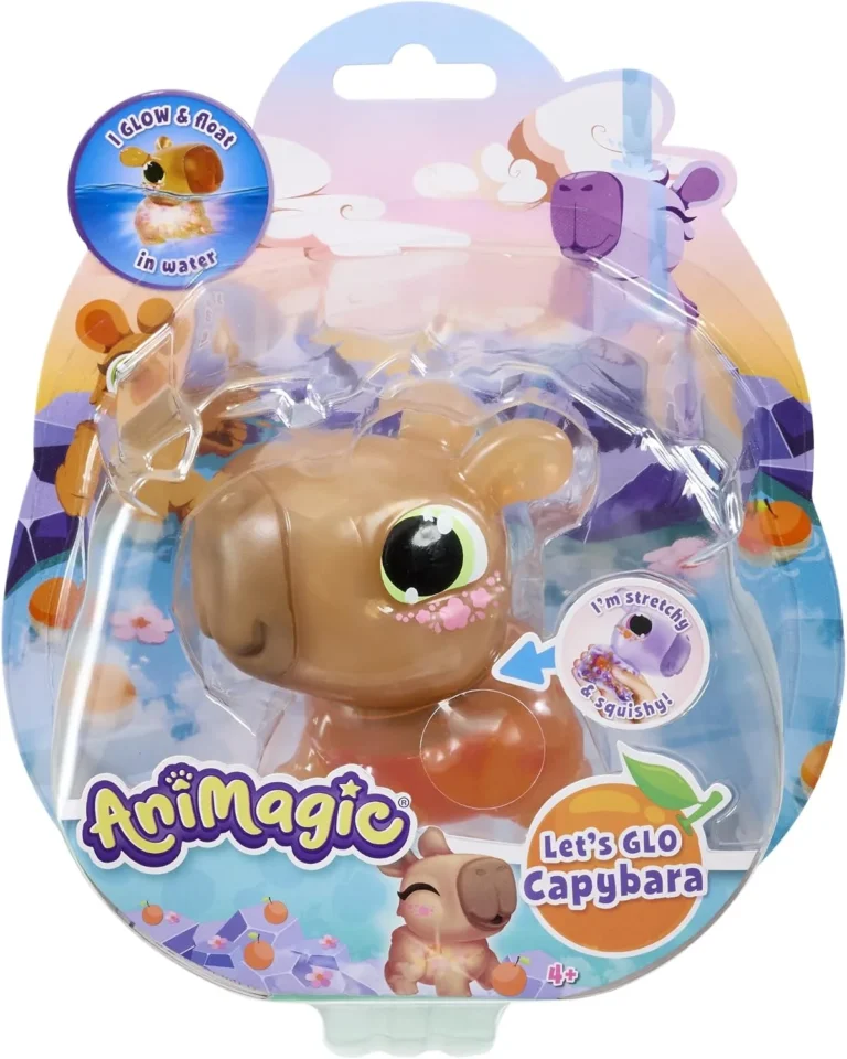 Animagic Lets Glo Capybara Your Glowing Floating Squishy Best Friend Drop In Wat
