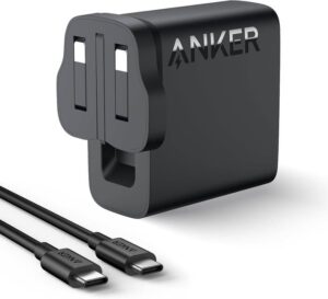 Anker 100w USB C Fast Charger Compact And Foldable Plug With 1 5m Cable