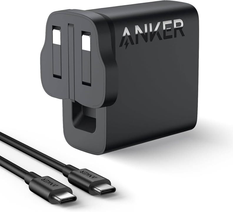 Anker 100w USB C Fast Charger Compact And Foldable Plug With 1 5m Cable