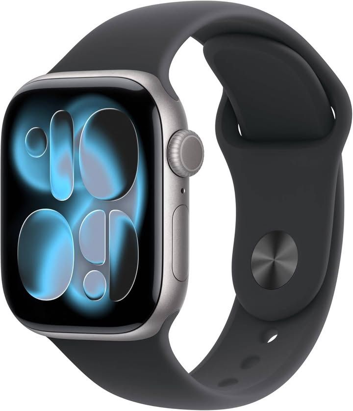 Apple Watch Series 11 Gps 42mm Smartwatch With Space Grey Aluminium Case With Bl