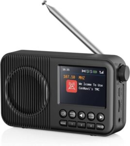 Arafuna Dab Radio With Bluetooth Portable Digital Radio Dab Dab Fm 2 4 Colour Di