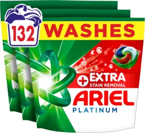 Ariel Platinum Washing Pods Extra Stain Removal 44ctx3 132ct