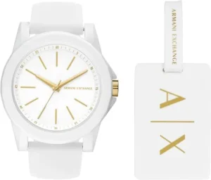 Armani Exchange Watch For Women Quartz Movement And 40mm Case Size With Stainles