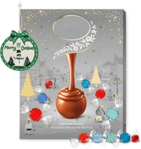 Assorted Chocolates Advent Calendar 2025 Luxury Silver 24 Days Christmas Countdo
