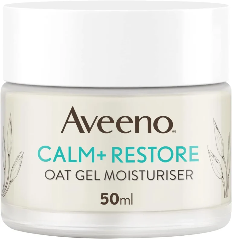 Aveeno Face Calm Restore Oat Gel Moisturiser For Sensitive Skin 1x 50ml