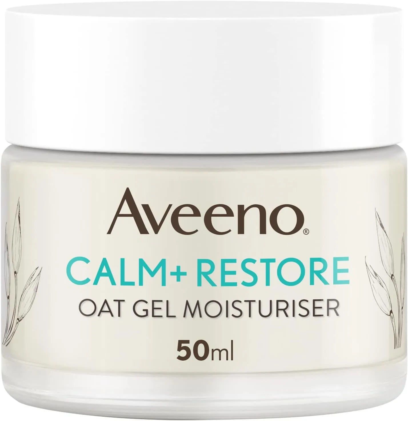 Aveeno Face Calm Restore Oat Gel Moisturiser For Sensitive Skin 1x 50ml