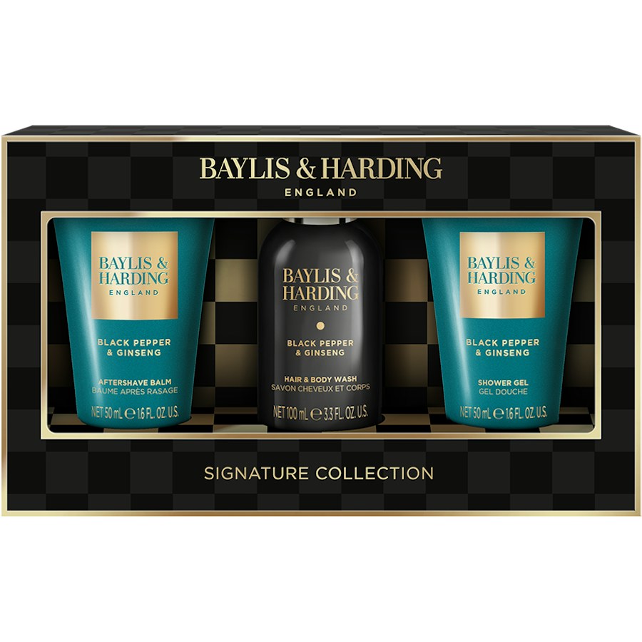 Baylis and Harding Black Pepper and Ginseng Mini 3 Piece Gift Set