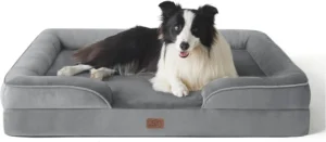 Bedsure Large Dog Bed Sofa Washable Orthopedic Dog Couch 89x63x16cm