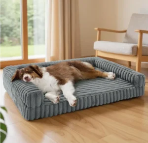 Bedsure Orthopedic Dog Beds Large 89x64x18cm Memory Foam Dog Sofa