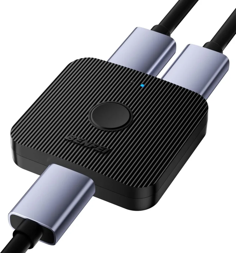 Benfei Hdmi Switch 4k Hdmi Switcher 2 Input 1 Output 1 Input 2 Output Supports 4