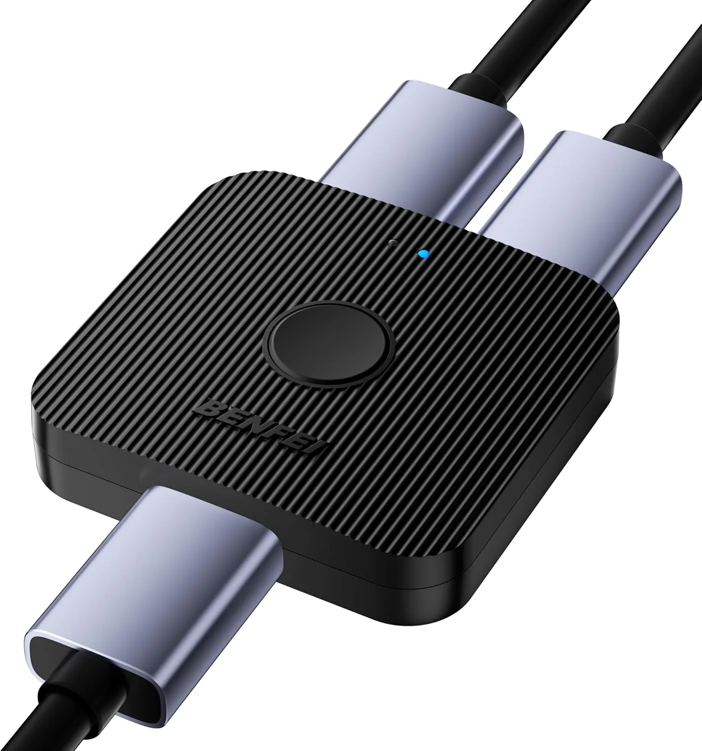 Benfei Hdmi Switch 4k Hdmi Switcher 2 Input 1 Output 1 Input 2 Output Supports 4