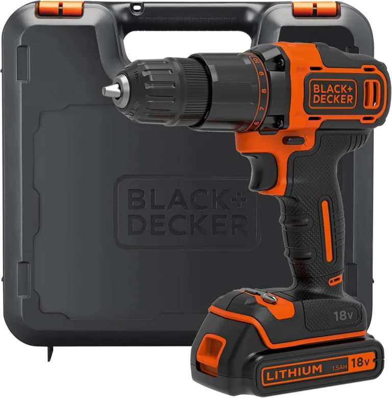 Black Decker 18v Cordless Hammer Drill Bcd700s1k Gb