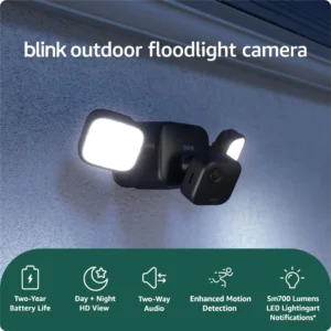 Blink Outdoor Floodlight Camera Newest Gen Wireless Smart Security Camera 700 Lu