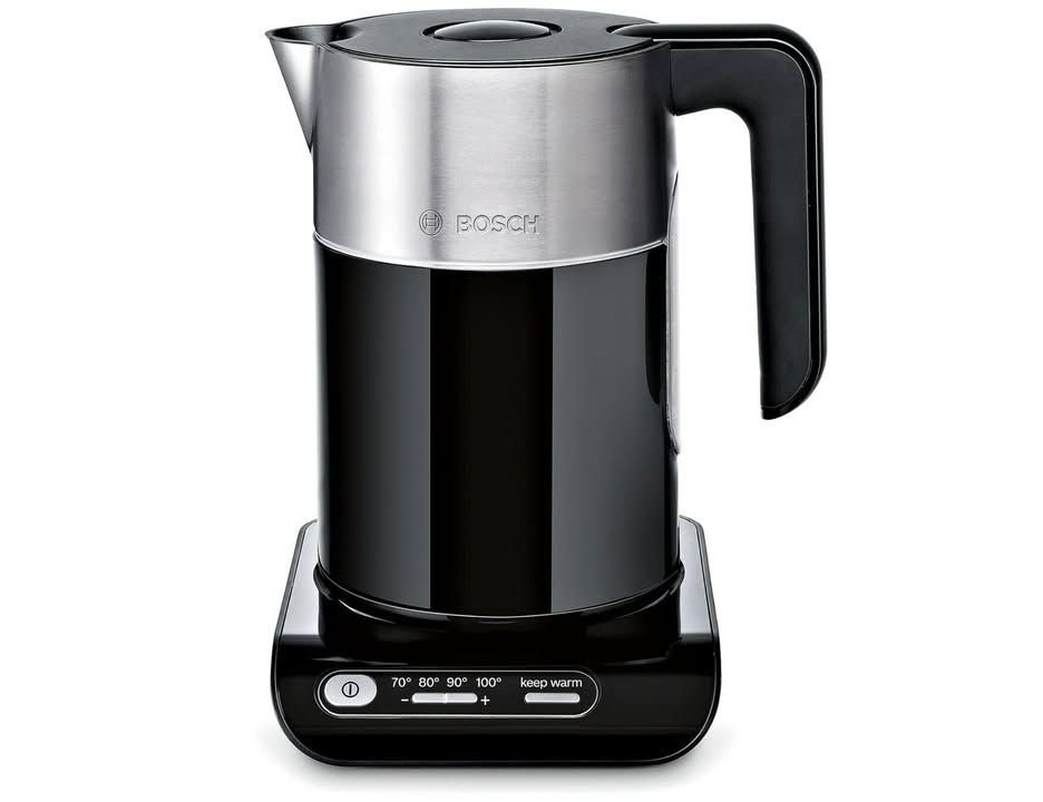 Bosch Styline Variable Temperature Cordless Kettle Twk8633gb Black