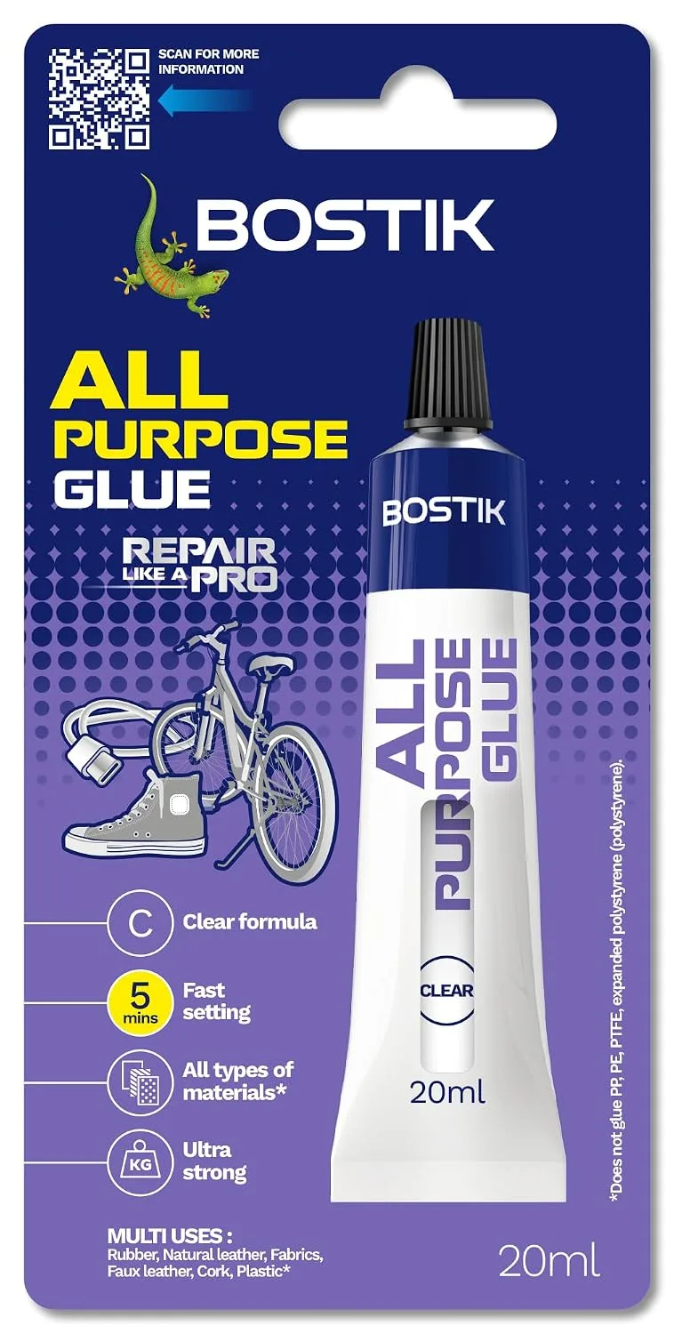 Bostik All Purpose Adhesive Clear 20ml
