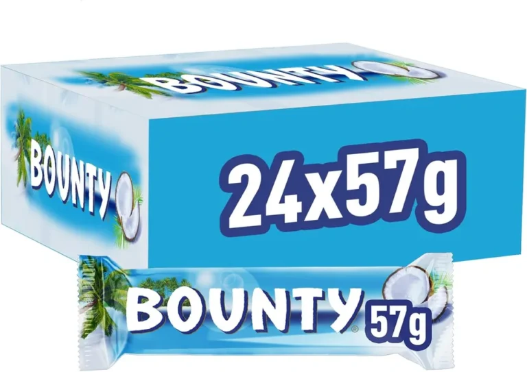 Bounty Coconut Milk Chocolate Duo Bars Bulk Box 24x57g