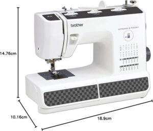 Brother Hf27 Strong And Tough Heavy Duty Electronic Sewing Machine 48 X 25 80 X