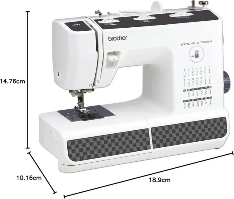 Brother Hf27 Strong And Tough Heavy Duty Electronic Sewing Machine 48 X 25 80 X