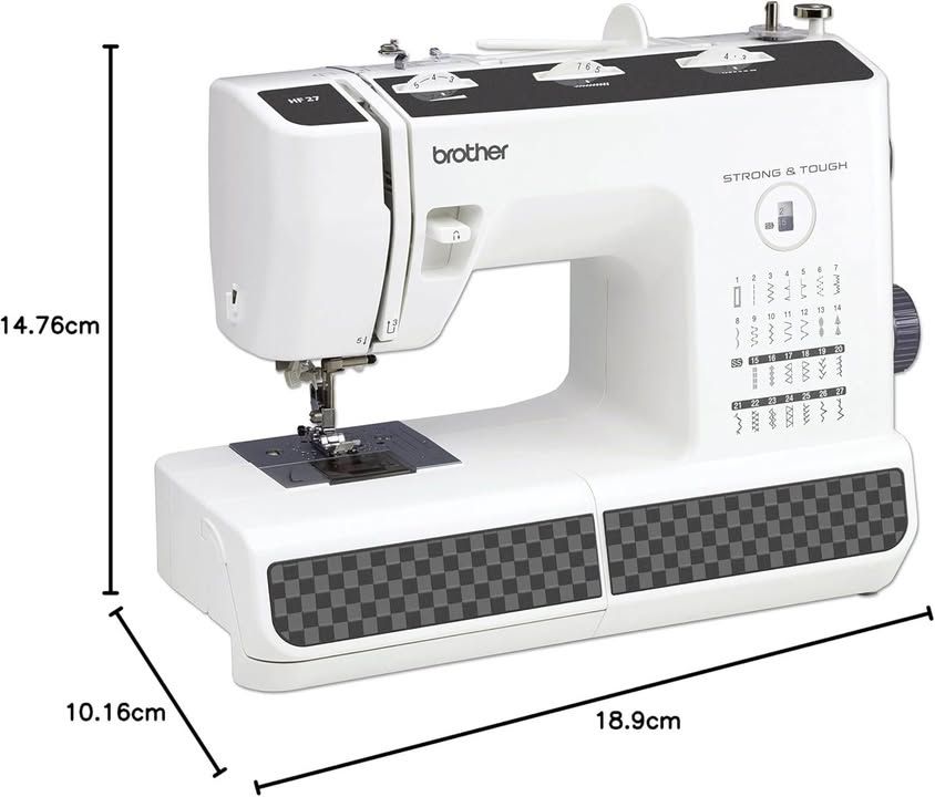 Brother Hf27 Strong And Tough Heavy Duty Electronic Sewing Machine 48 X 25 80 X