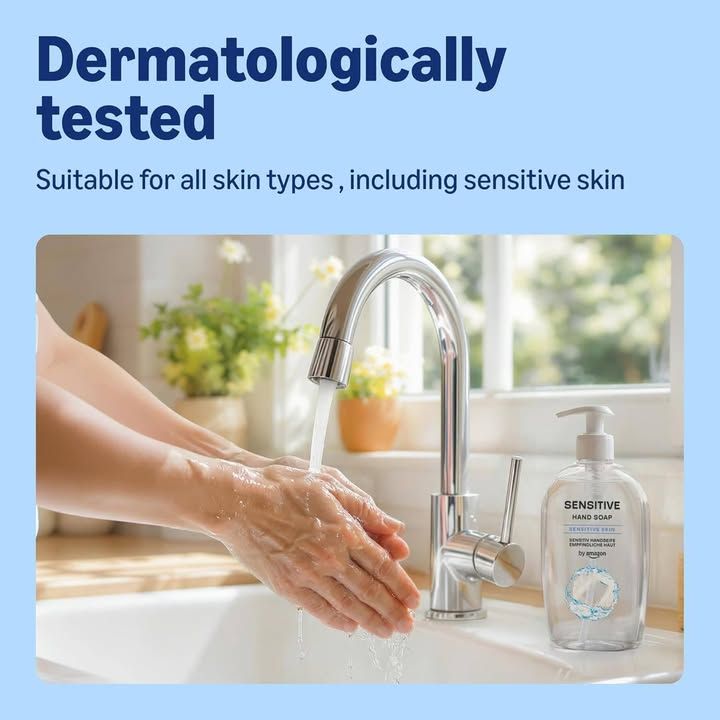 By Amazon Sensitive Hand Soap 4 X 500ml