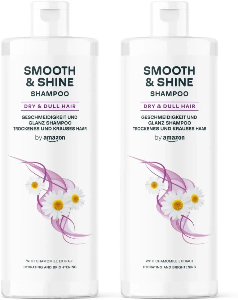 By Amazon Smooth And Shine Shampoo With Chamomile Extract For Dry And Frizzy Hai