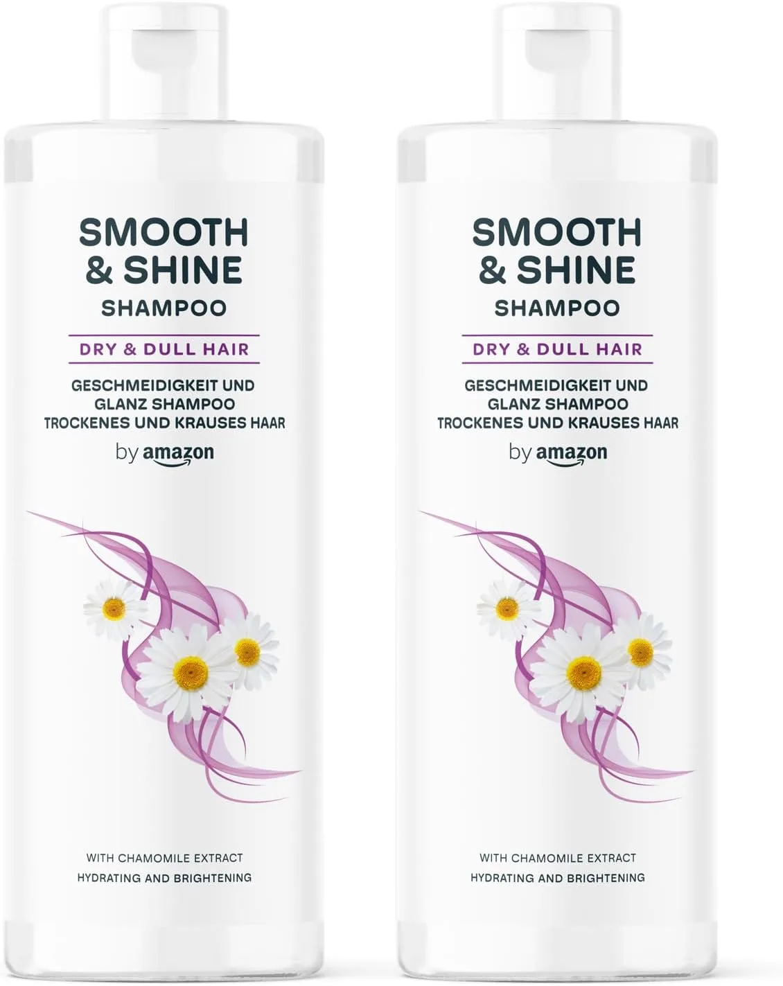 By Amazon Smooth And Shine Shampoo With Chamomile Extract For Dry And Frizzy Hai