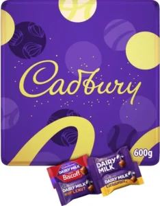 Cadbury Chocolate Chunks Festive Selection Tin 600 G Pack Of 1