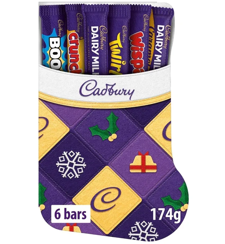 Cadbury Festive Stocking Chocolate Selection Box 174 G Pack Of 1