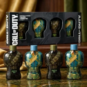 Call Of Duty Soldier Shower Gel Gift Set 4 X 75ml Body Wash Bottles Gaming Theme