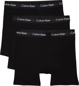 Calvin Klein Men S 3 Pack Boxer Briefs With Logo Waistband