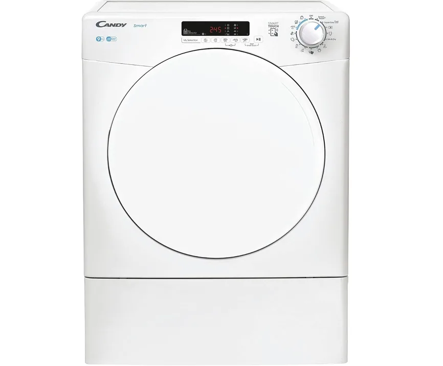Candy Csev9df 9kg Vented Tumble Dryer White White Door