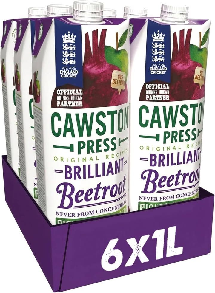 Cawston Press Brilliant Beetroot Pressed Juice 1 Litre Pack Of 6 Pure Pressed Be