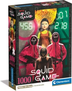 Clementoni Jigsaw Puzzle Squid Game 1000 Pieces Poster Included Puzzle For Adult