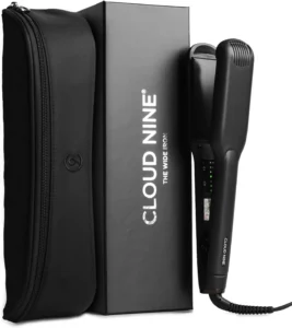 Cloud Nine Classic Wide Iron Wide Plate Ceramic Hair Straighteners Black