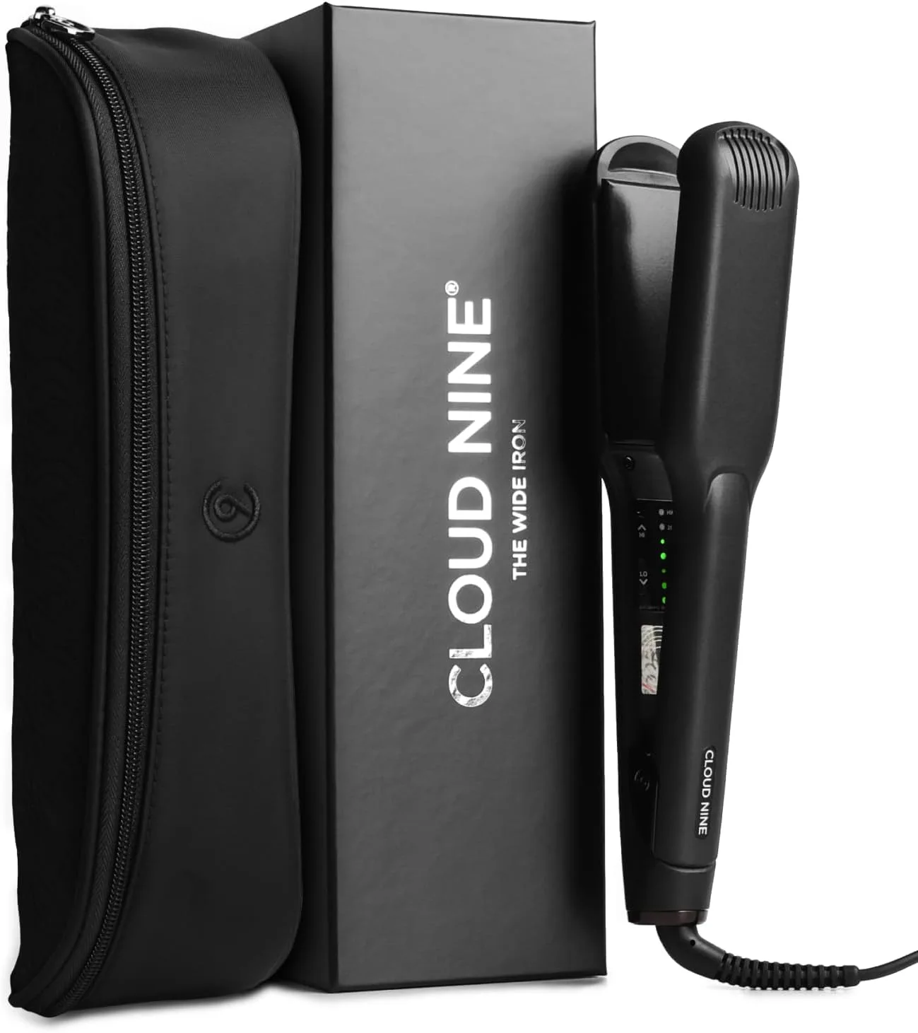 Cloud Nine Classic Wide Iron Wide Plate Ceramic Hair Straighteners Black