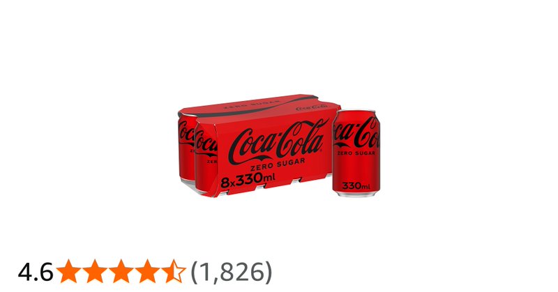 Coca Cola Zero Sugar 8 X 330 Ml