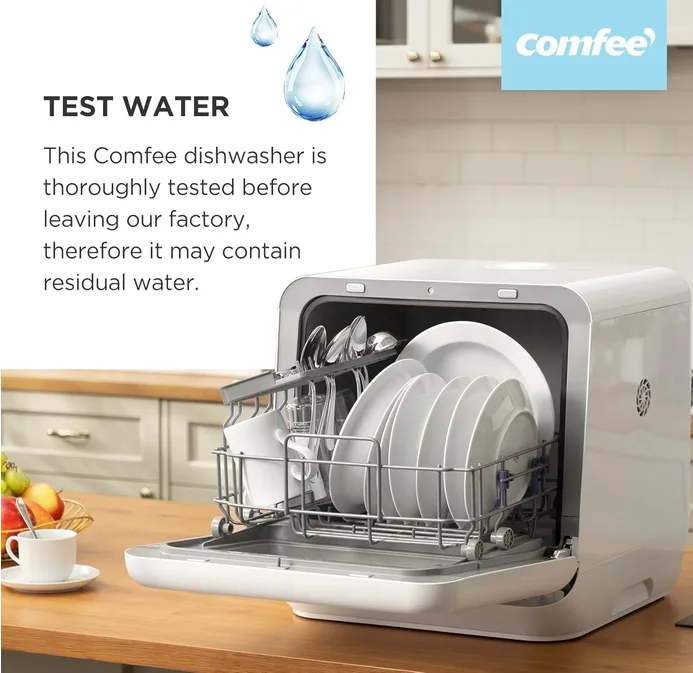 Comfee Table Top Dishwasher No Plumbing Needed For Singles And Couples