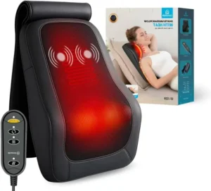 Comfier Shiatsu Back And Neck Massager With Heat 8 Kneading Nodes