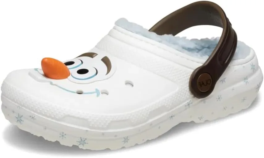 Crocs Unisex Kids Frozen Olaf Lined Classic Clog K Clog