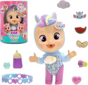 Cry Babies Magic Tears Charmz Surprise Doll Jenna Mini Doll With 6 Charm Charms
