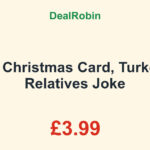 Funny Christmas Card, Turkey and Relatives Joke