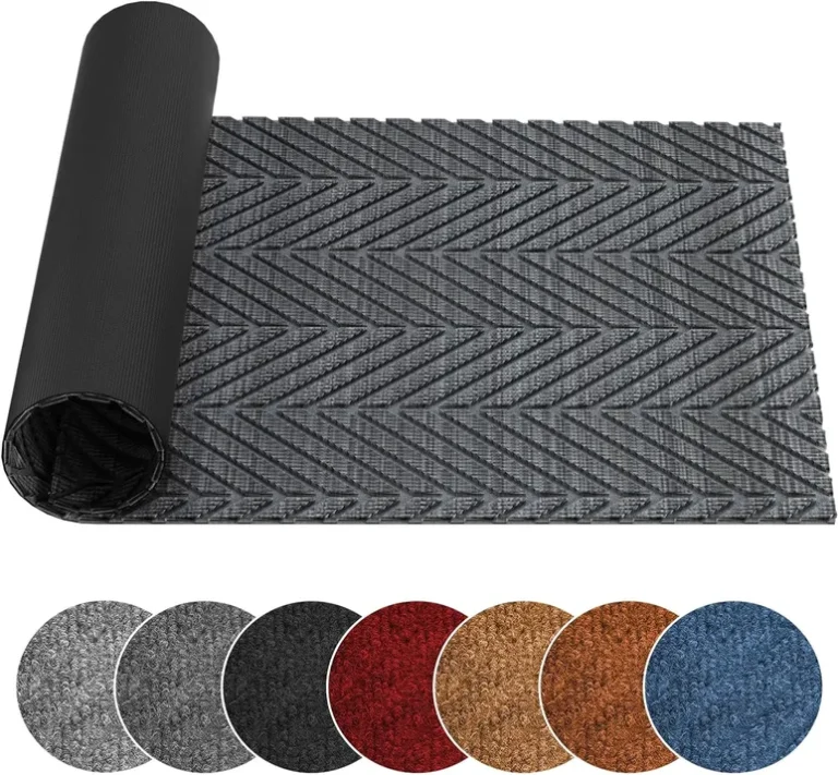 Door Mat Non Slip Washable Indoor Outdoor Door Mats Dirt Trapper Floor Mat With