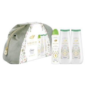 Dove Love And Blossom Beauty Pouch Gift Set 3 Piece