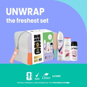 Dove Lynx Sure Washbag For Her Gift Set With An Advanced Anti Perspirant Body Wa