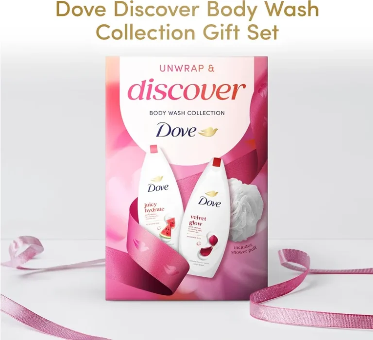 Dove Unwrap And Discover Body Wash Collection Gift Set 2 Piece